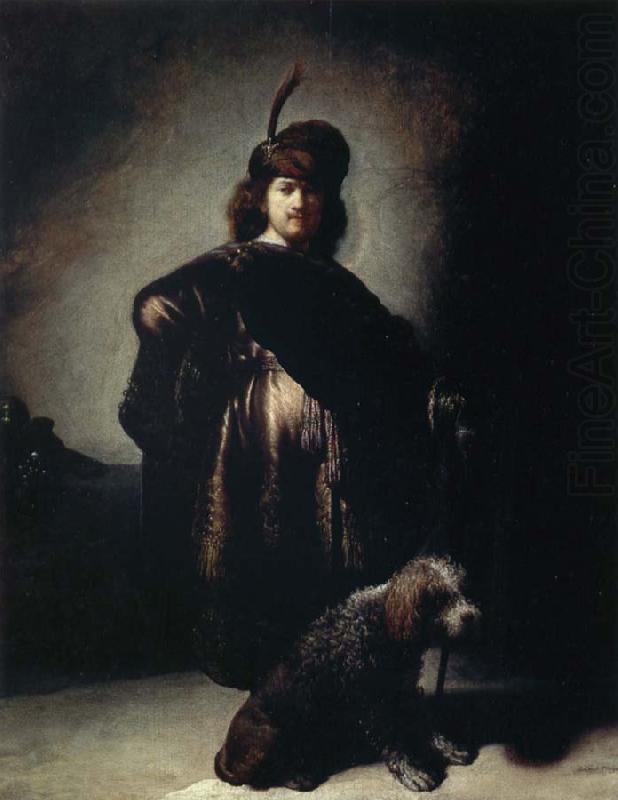 REMBRANDT Harmenszoon van Rijn Self-Portrait in Oriental Costume china oil painting image